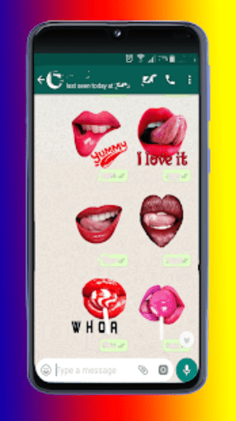 Lips and love Stickers 2020 - WAStickerApps3