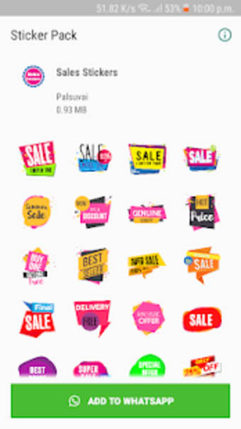 Sales Stickers - WAStickerApps2