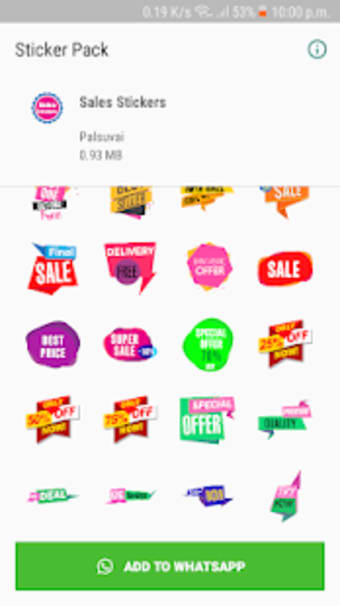 Sales Stickers - WAStickerApps3