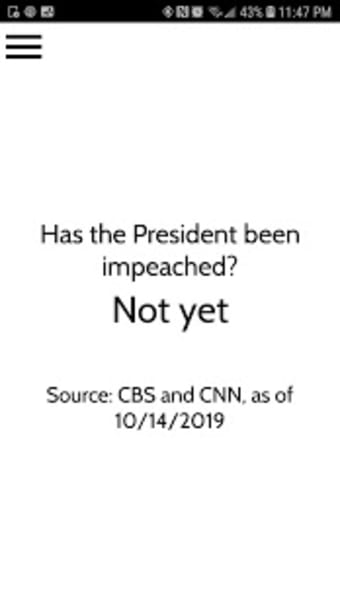 Has the President been Impeached?2