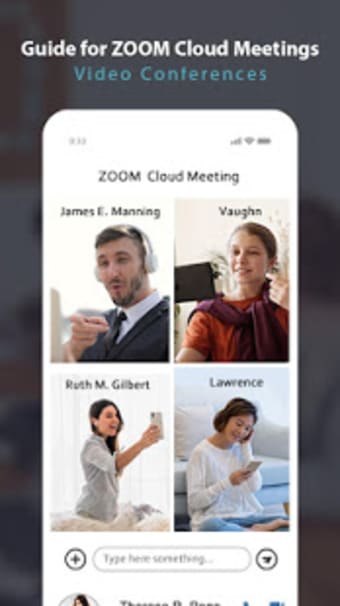 Guide for ZOOM Cloud Meetings Video Conferences0