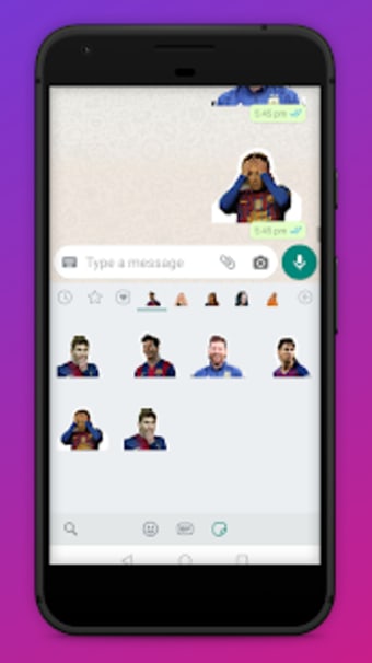 Lionel Messi Stickers for Whatsapp0