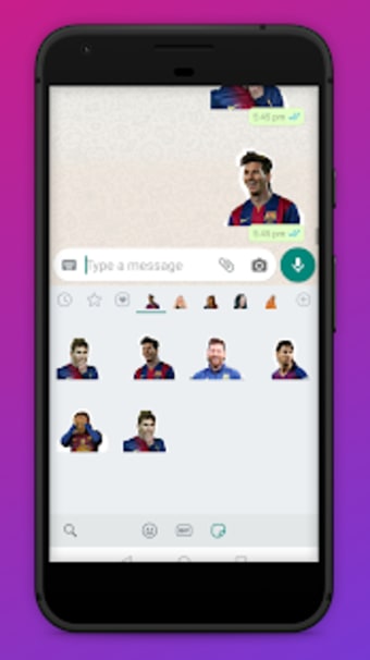 Lionel Messi Stickers for Whatsapp1