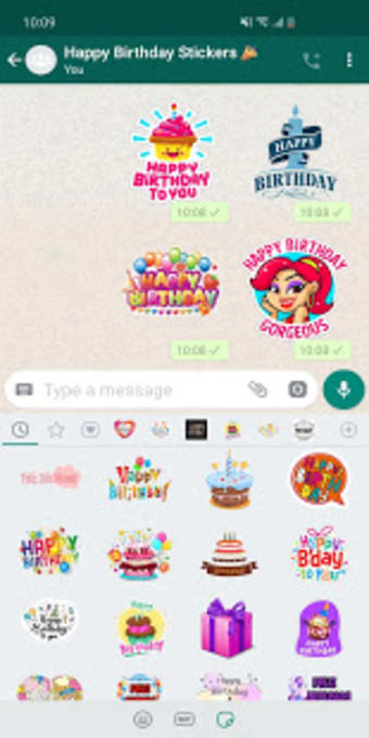 Stickers Happy Birthday  WAStickerApps Birthday1