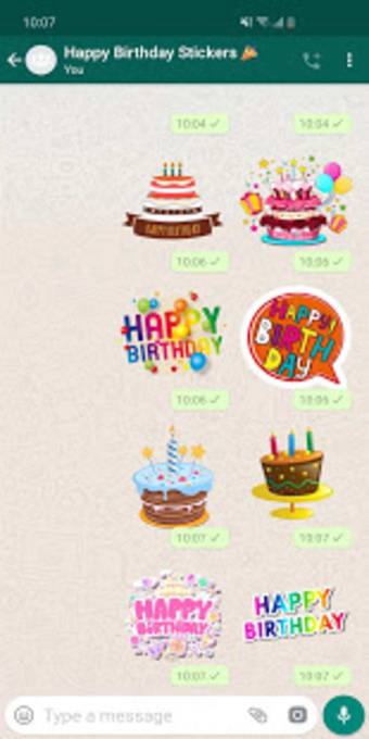 Stickers Happy Birthday  WAStickerApps Birthday0