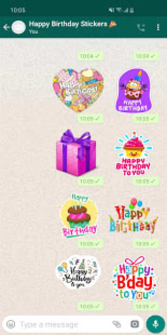 Stickers Happy Birthday  WAStickerApps Birthday2