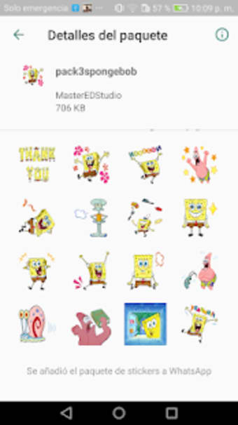 Cartoons Stickers BobEsponja WhatsAp-WAStickerApps2