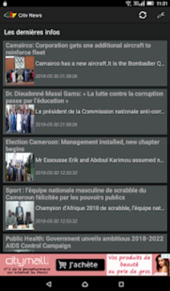 Cameroon News | CRTV | Live news Cameroon1