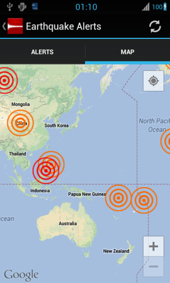 Earthquake Alerts Tracker0