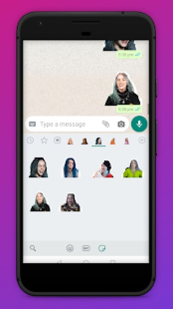 Billie Eilish Stickers for Whatsapp0