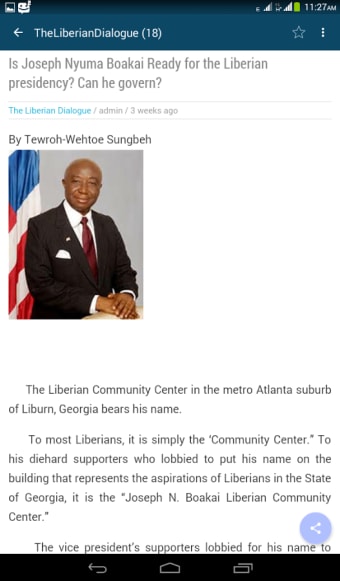 Liberian News App0