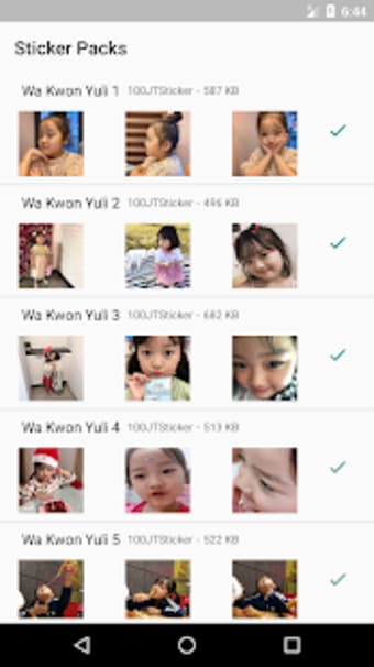 NEW Sticker Wa Kwon Yuli WAStickerApps1