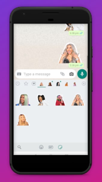 Cardi B Stickers for Whatsapp1