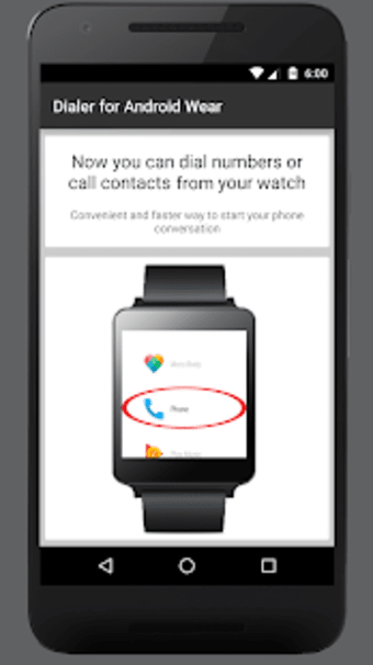 Dialer  Wear - Enable Watch Calling0