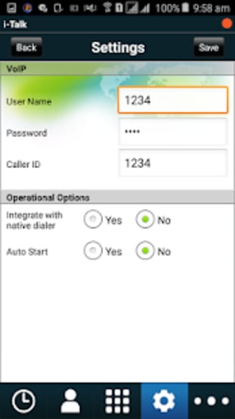 i-Talk Itel Mobile Dialer Voip1