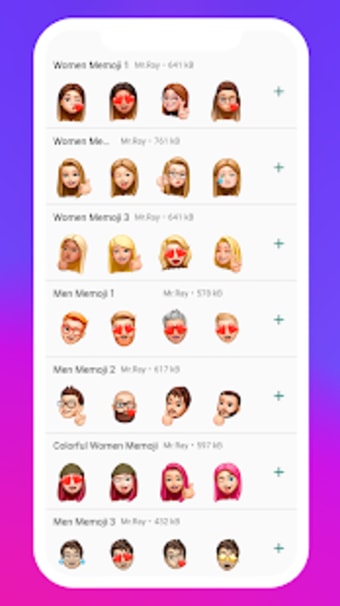 Memoji Apple Stickers 3D - WAStickersApp0