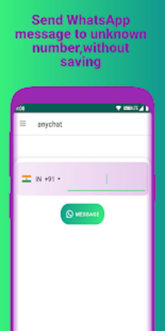 ANYCHAT- chat with unknown number for WhatsChat1