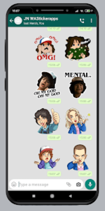 WAStickerApps - Stranger Thins stickers for WA1