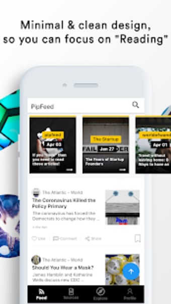 PipFeed - Newspaper Articles & News Aggregator1