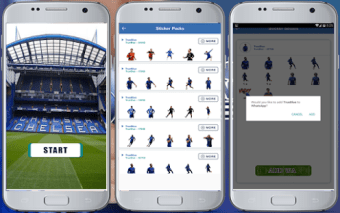 True Blue WAStickerApps Football1