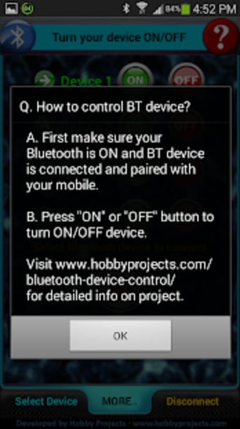 Bluetooth 4 Relays Control Pro1