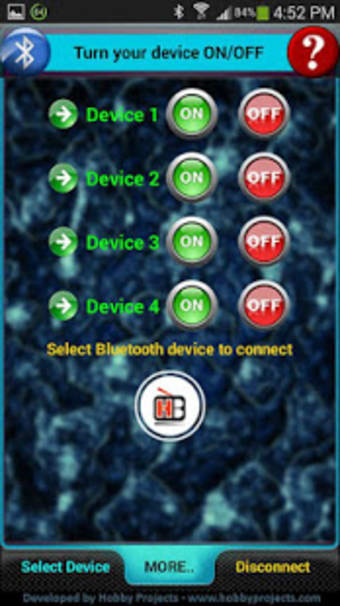 Bluetooth 4 Relays Control Pro0