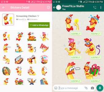 Chicken Stickers Pack - WAStickerApps1