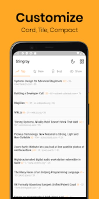 Stingray - Hacker News Reader2