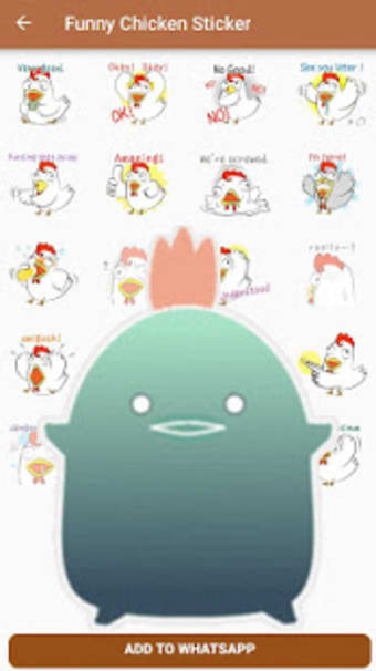 Chicken Sticker - WaStickerApps1