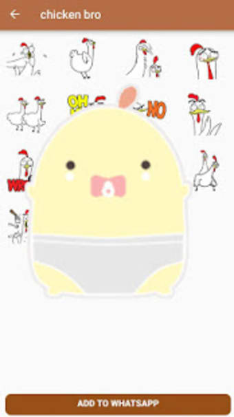 Chicken Sticker - WaStickerApps2