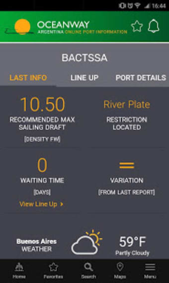 Oceanway Argentina Online Port Information1