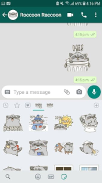 Roccoon Raccoon Stickers3