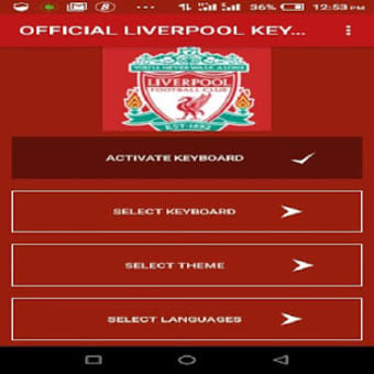 OFFICIAL LIVERPOOL KEYBOARD 20201