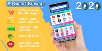 Smart Browser :- All social media and shopping app1