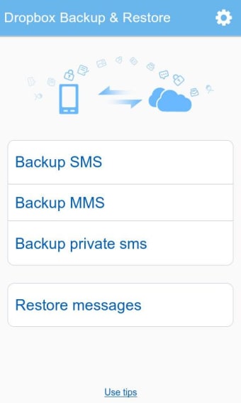 GO SMS Pro Dropbox Backup1