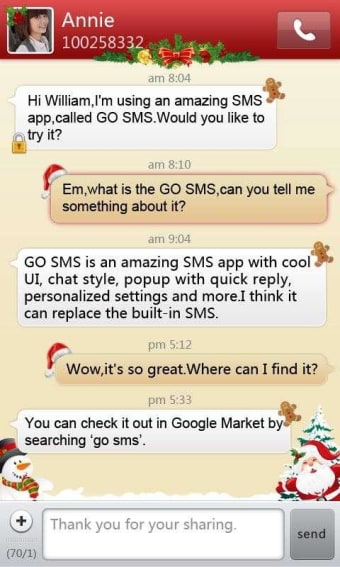 GOSMS Theme Christmas1