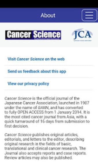 Cancer Science App0