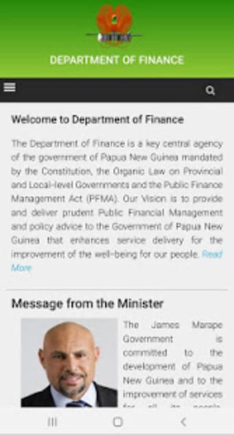Department of Finance PNG0