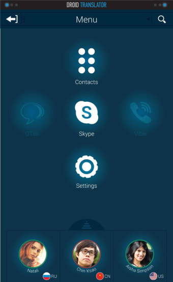 Droid Translator for Skype