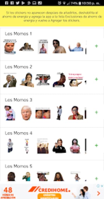 Los Momos - Stickers para Whatsapp1