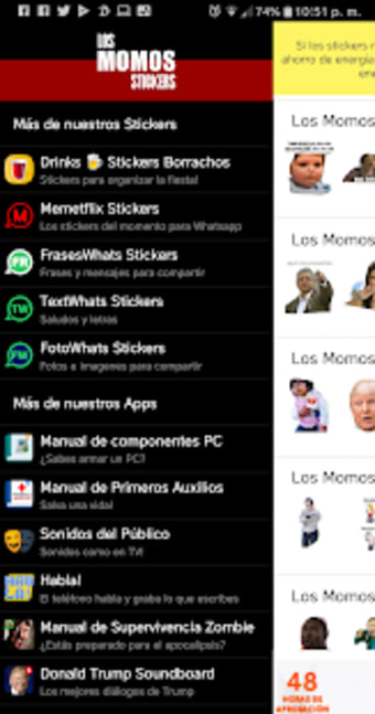 Los Momos - Stickers para Whatsapp2