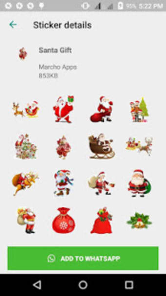 WAStickerApps-Merry Christmas Sticker3