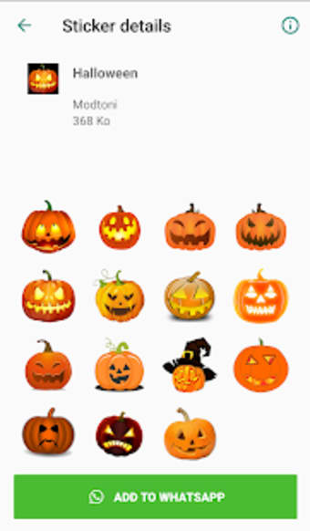 Halloween Stickers for WhatsApp - WAStickerApps2