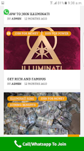 How to join illuminati +276551412410