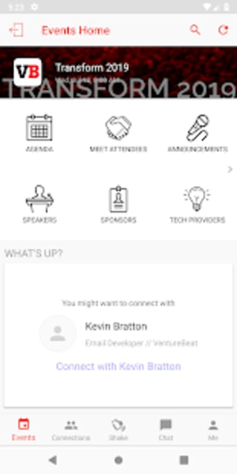 VentureBeat Event App0