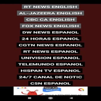 NEWS TV (NOTICIAS  ESPANOL)0