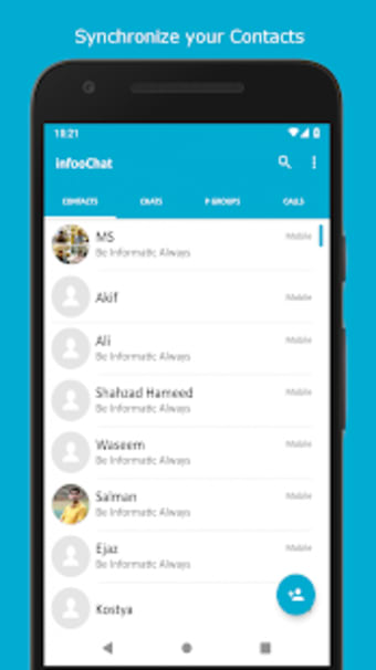 InfooChat - Crystal Clear Voice Call1