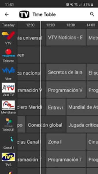 Venezuela TV Schedules & Guide2