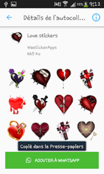 Love Stickers - WAStickerApps1