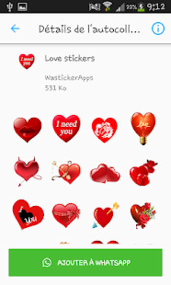 Love Stickers - WAStickerApps3